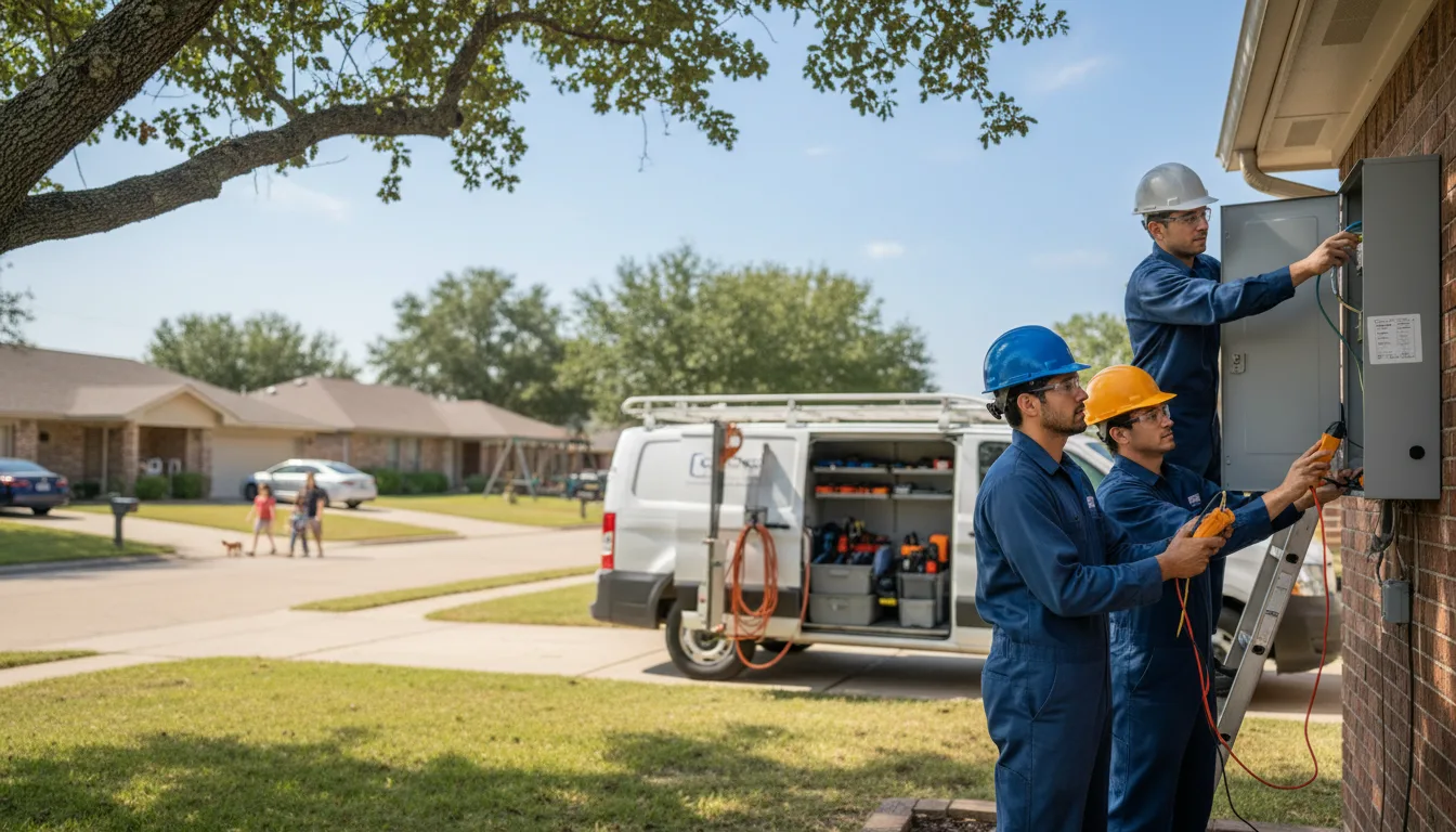 Certified electrician providing emergency electrical services in Colfax, NC